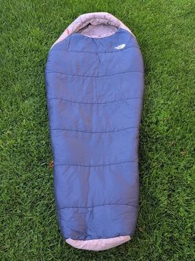 The North Face Youth Wasatch 20F/-7C Kids Insulated Camping Sleeping Bag Blue